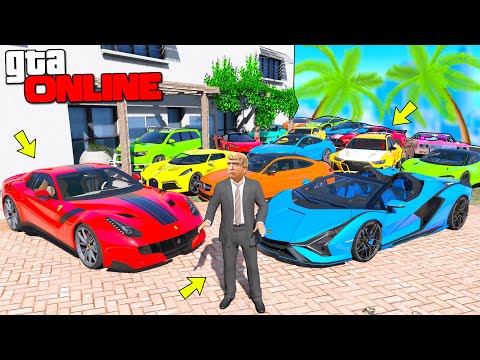 Видео: УГНАЛ 16 ЧИТ ТАЧЕК У ПРЕЗИДЕНТА ЗА 180 СЕКУНД! БИТВА ВОРОВ В ГТА 5!