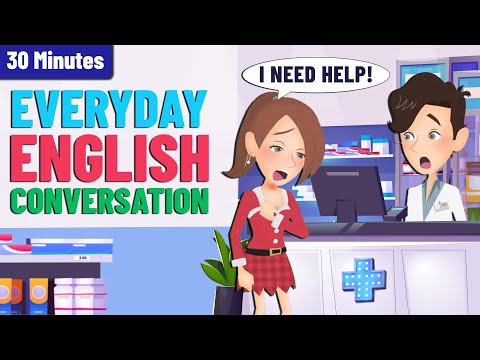 Видео: Простые разговорные разговоры на английском языке для любого места | Практика разговорного англий...