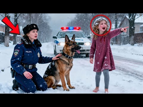 Видео: «Пожалуйста… они забирают маму», — девочка к офицеру и его собаке — и дальше все заплакали