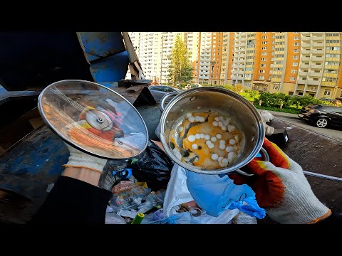 Видео: Как я зарабатываю лазая по мусоркам ? Dumpster Diving RUSSIA #90