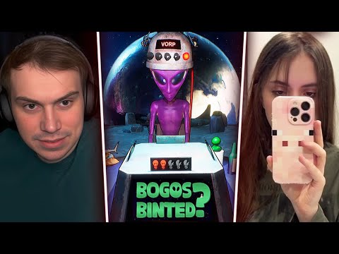 Видео: ГЛЕБ ИГРАЕТ в КАРТОЧНЫЕ ИГРЫ В КОСМОСЕ (Bogos Binted? / Лиза, Вероника, Формикс и др.) | Sasavot