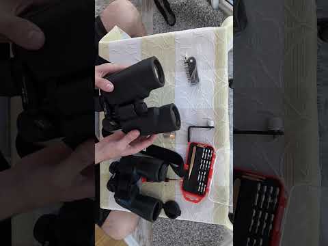 Видео: Юстировка биноклей Yukon 16x50 и Yukon 30x50