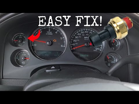 Видео: Вот как заменить неисправный датчик давления масла на Chevrolet Tahoe!