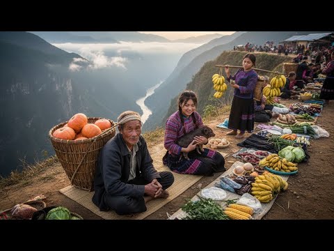 Видео: Скрытый горный рынок на границе Вьетнама и Китая | Жизнь над облаками