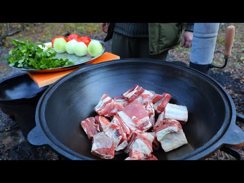 Видео: БЛЮДО которое заставит ПЛАКАТЬ от ВКУСА! МЯСО и ОВОЩИ в КАЗАНЕ. Суп Харчо.