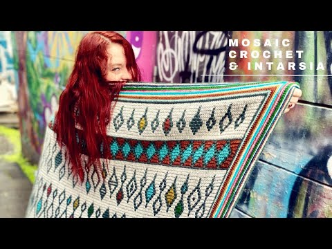 Видео: МОЗАИКА КРЮЧКОМ И ИНТАРСИЕЙ