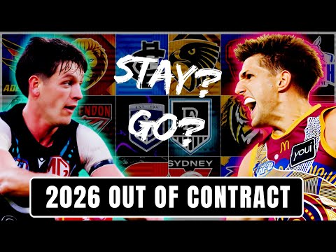 Видео: Наблюдение за игроками, не подписавшими контракт в AFL 2026: кто продлит контракт, а кто уйдет?