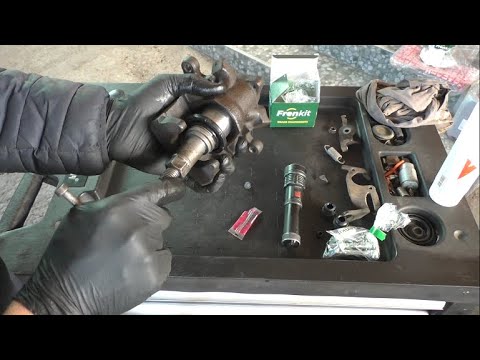 Видео: Переборка задних суппортов на Mitsubishi Outlander Sport 2,0 Мицубиси Аутлендер 2014 2часть