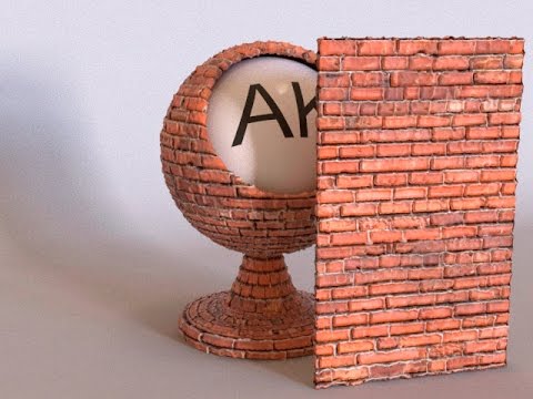 Видео: Материал кирпича в 3ds Max