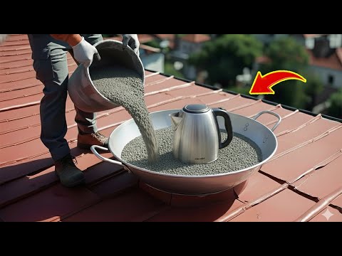 Видео: Залейте цемент в старый вок и увидите, что произойдёт то, чего большинство людей даже не представляю