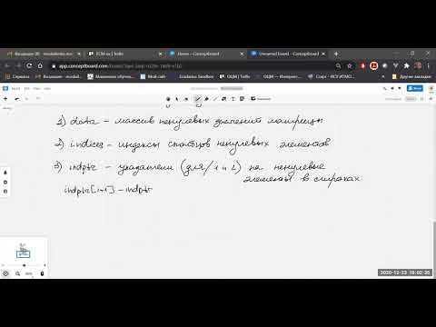Видео: Портрет матрицы. Хранение разреженных матриц.