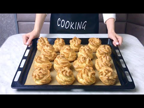 Видео: Огромные ЭКЛЕРЫ всегда получаются!!! / Заварное Тесто / Էկլեր / Eclairs (English Subtitles)