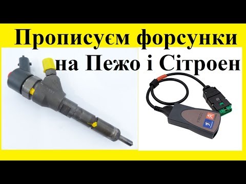 Видео: Прописуєм форсунки на Пежо і Сітроен