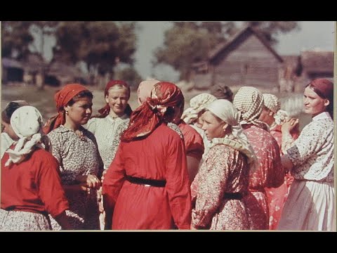 Видео: Немецкие фотографии Русской деревни / German photos of a Russian village: 1942-1943