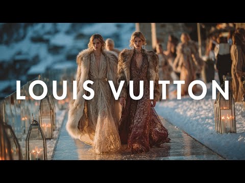 Видео: Роскошный снежный показ от кутюр LOUIS VUITTON
