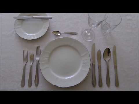 Видео: Этикет:столовые приборы