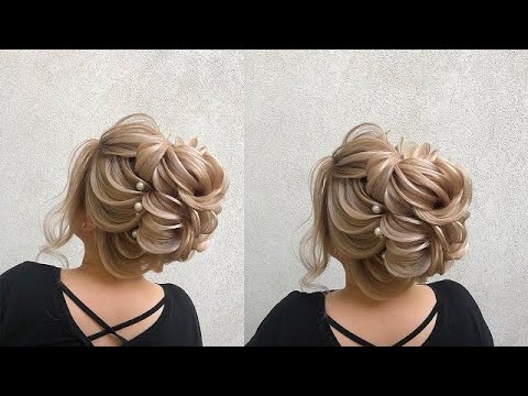 Видео: #weddinghairstyle #coctexturat Wedding Hair Style Video Tutorial Текстурныии Пучок