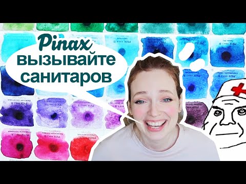 Видео: ПОЧЕМУ ВСЕ ПОМЕШАЛИСЬ НА ЭТИХ КРАСКАХ? Треш обзор акварели и гуаши Pinax