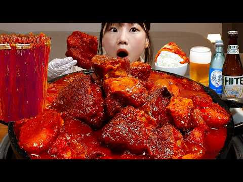 Видео: Sub)Real Mukbang- Острая свинина на пару 🔥 Лапша 🍜 Жареный рис 🥘 Пиво соджу 🍺 КОРЕЙСКАЯ КУХНЯ ASMR