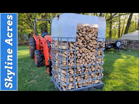 Видео: Изготовление контейнера для дров IBC — от начала до конца