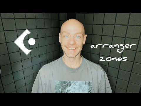 Видео: две части окна аранжировки (arranger zones)