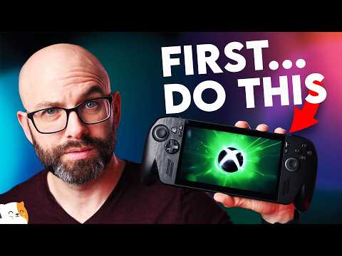 Видео: Первые действия с новой консолью Xbox Ally X