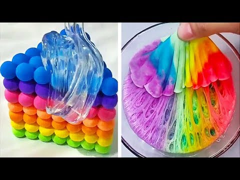 Видео: Удовлетворяющая слизь ASMR | Расслабляющее видео слизи # 371