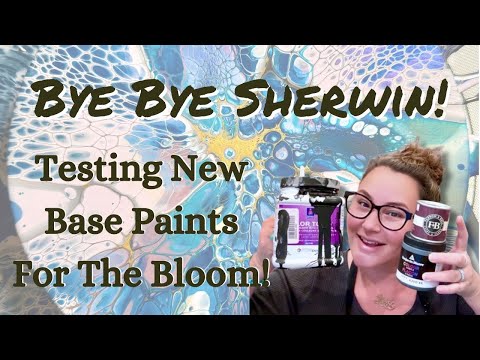 Видео: #483 Замена цвета Sherwin Williams на ходу! Нашла ли я идеальный вариант для Bloom? #fluidart