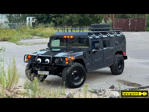 Видео: Реставрация рамы Hummer H1 в редком цвете Night Storm