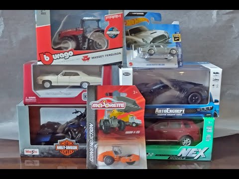 Видео: Пакування моделей різних виробників : WELLY NEX, Bburago, Maisto, Kinsmart, Matchbox, Hotwheels...