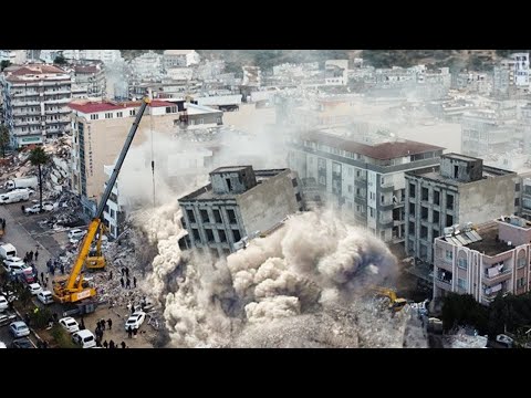 Видео: Землетрясение магнитудой 7,6 опустошило Филиппины, поднялись волны цунами; в Китае обрушились здания