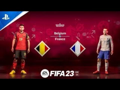 Видео: Франция против Бельгии, полуфинал чемпионата мира по футболу FIFAFIFA 23