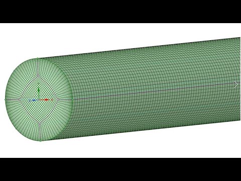 Видео: Урок 2. Создание структурированной гексаэдрической сетки в Ansys SpaceClaim / течение в канале