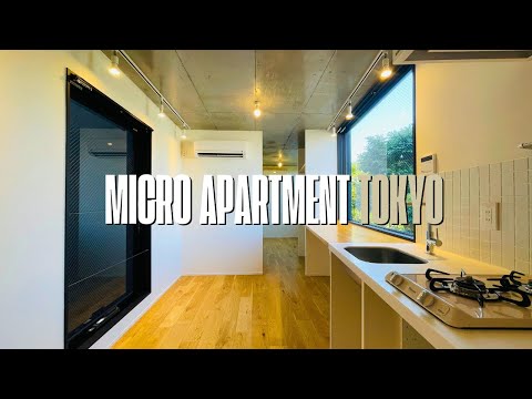 Видео: Микроапартамент в Токио с большим окном | Тур по квартире в Японии【20,41 м²】#tinyhouse