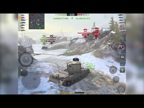 Видео: Обзор Fv4005 wot blitz по первому впечатлению.