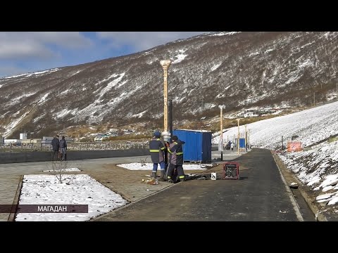 Видео: Работы по созданию Морского фасада Магадана продолжаются