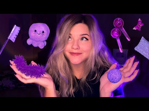 Видео: АСМР ФИОЛЕТОВЫЕ ТРИГГЕРЫ ДЛЯ МУРАШЕК 💜 ASMR Purple triggers for tingles