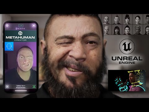 Видео: MetaHuman Creator в Unreal Engine 5 - как сделать 3D персонажа и создать анимацию мимики лица