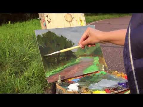 Видео: Мастер-класс "Летний пленэр"