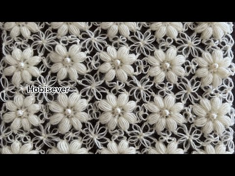 Видео: Простое и быстрое вязание крючком прямоугольной шали с жемчугом для начинающих Узор / Вязаная шаль