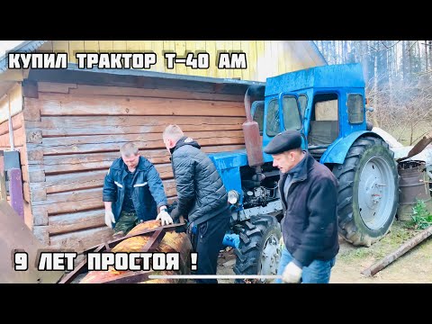 Видео: КУПИЛ ТРАКТОР Т-40 АМ МНОГО ЛЕТ СТОЯЛ ! МЫ ЕГО ПРИВЕДЁМ В ЧУВСТВА !