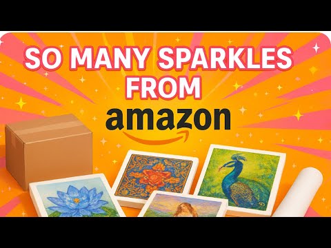 Видео: Удивительные картины с бриллиантами от AMAZON.com @vonnaprobus6020 #amazonproducts