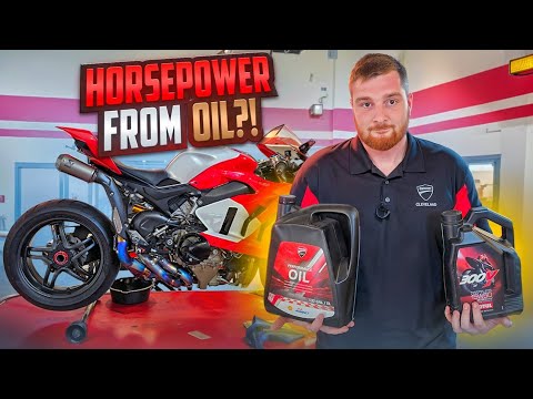 Видео: Дорогое масло DUCATI PERFORMANCE OIL против MOTUL 300V | Динамический тест V4R и M1000RR