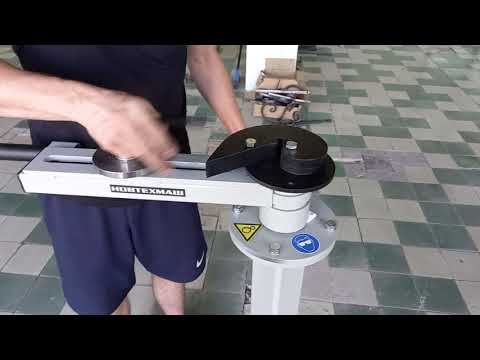 Видео: Ручной горизонтальный станок для холодной ковки -  НТМ 05