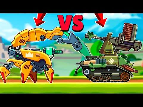 Видео: ТАНК СКОРПИОН против ЗЕНИТКИ! КАКОЙ ТАНК ЛУЧШЕ? Танки Hills of Steel