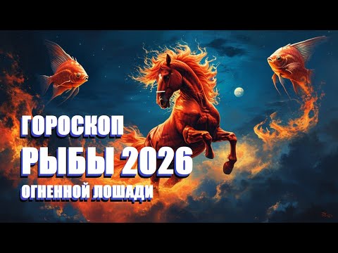 Видео: Рыбы 2026 гороскоп на год Огненной Лошади. #рыбы2026гороскоп #рыбыгодлошади2026