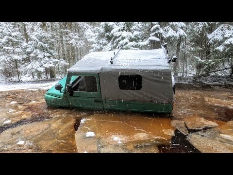 Видео: ЛуАЗ-ледокол! Движок на помойку?