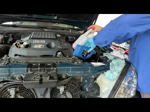 Видео: Hyundai Terracan  Замена Масла в Гидроусилителе Руля - Power Steering Oil Change -החלפת שמן הגה כוח