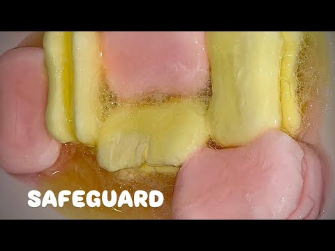 Видео: Soaked soap 🩷SAFEGUARD💛 Размокшее мыло 2x