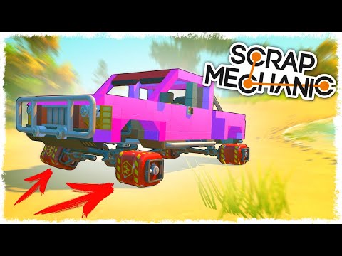 Видео: СТРОИМ ПОРШНЕВУЮ МАШИНУ ИЗ РАНДОМНЫХ БЛОКОВ В SCRAP MECHANIC!!!